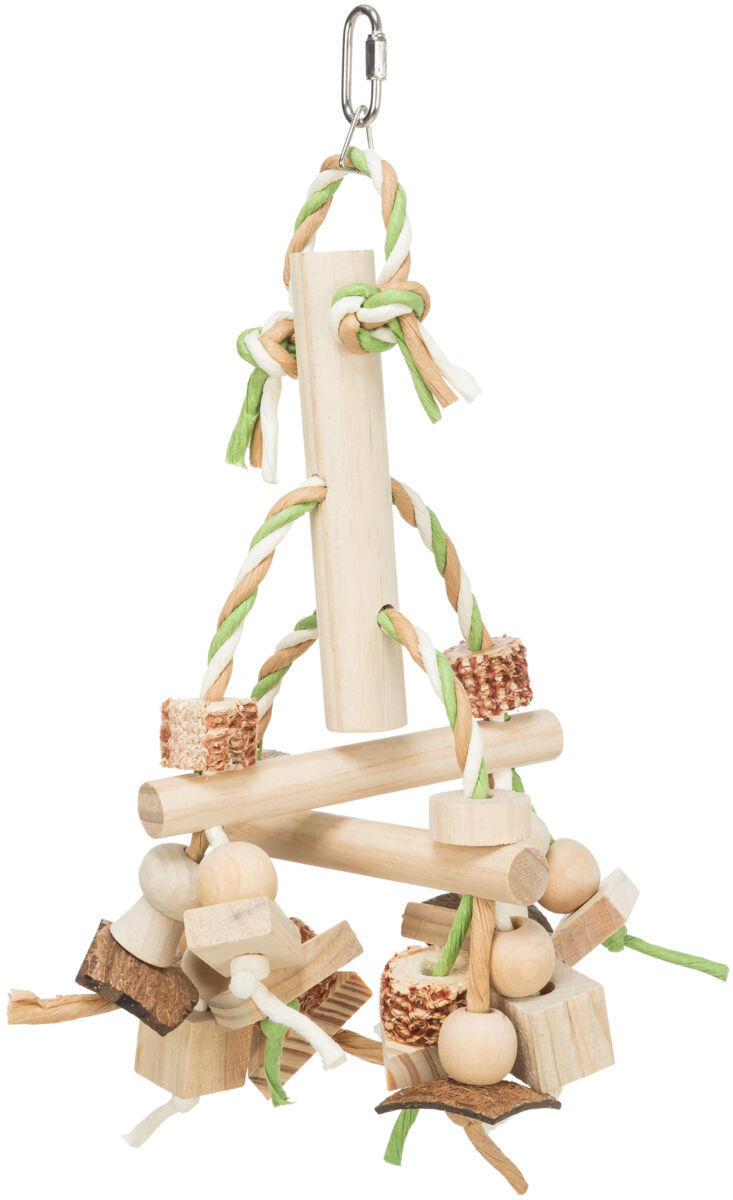 Petshop - Jucarie Pentru Pasari, Lemn, 31 cm