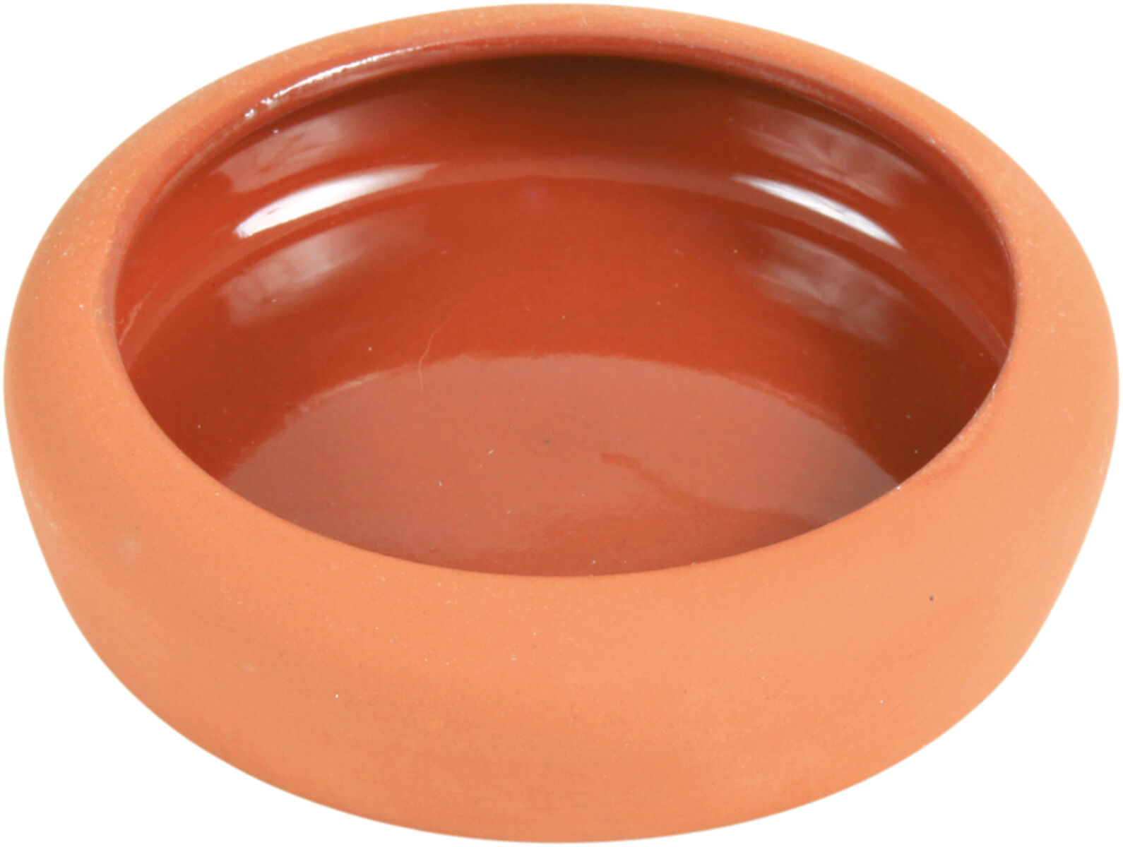 Castroane si adapatori animale - Castron Ceramic Pentru Hamsteri, 125 ml/10 cm, Teracota