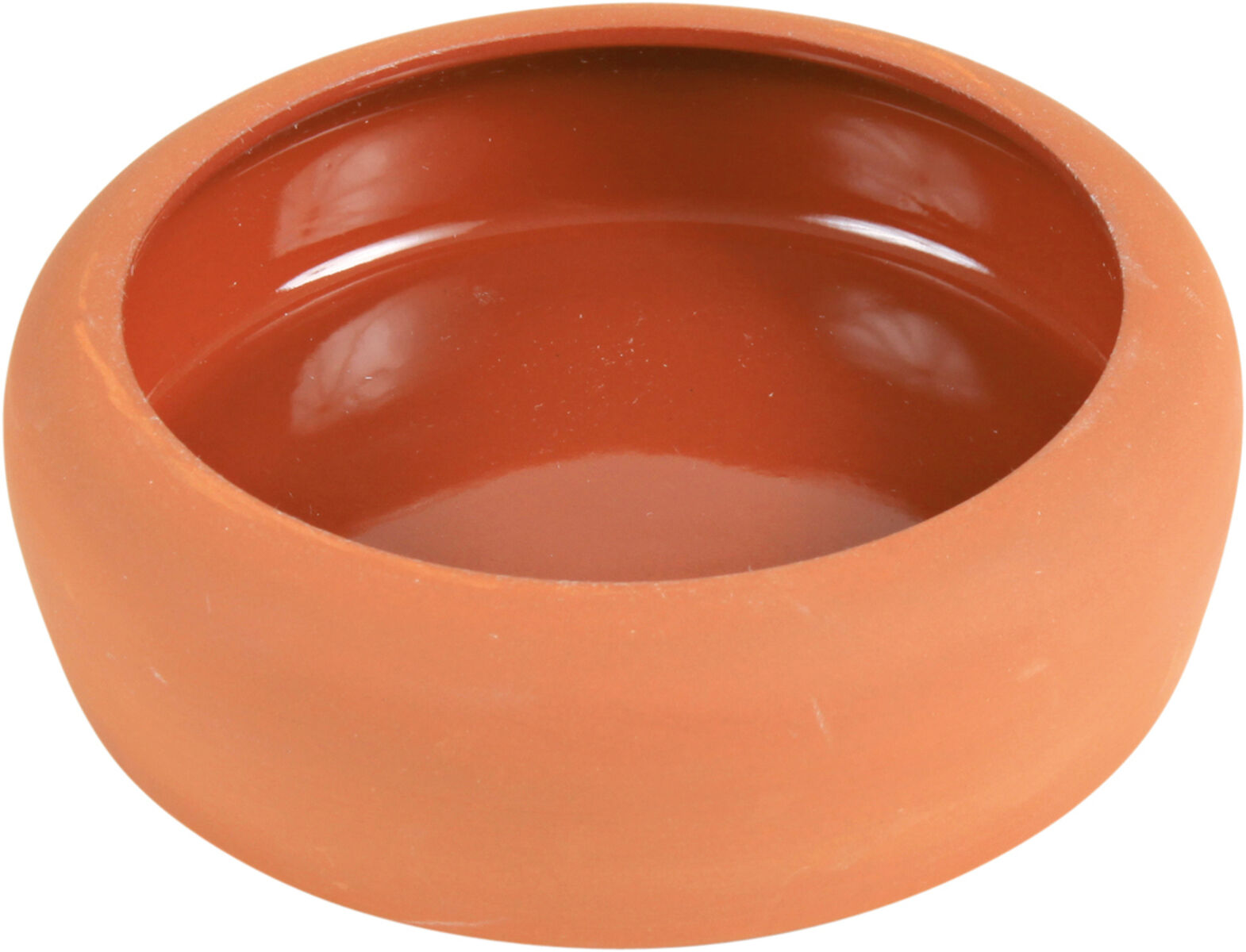 Castroane si adapatori animale - Castron Ceramic Pentru Porcusori de Guineea, 250 ml/13 cm, Teracota