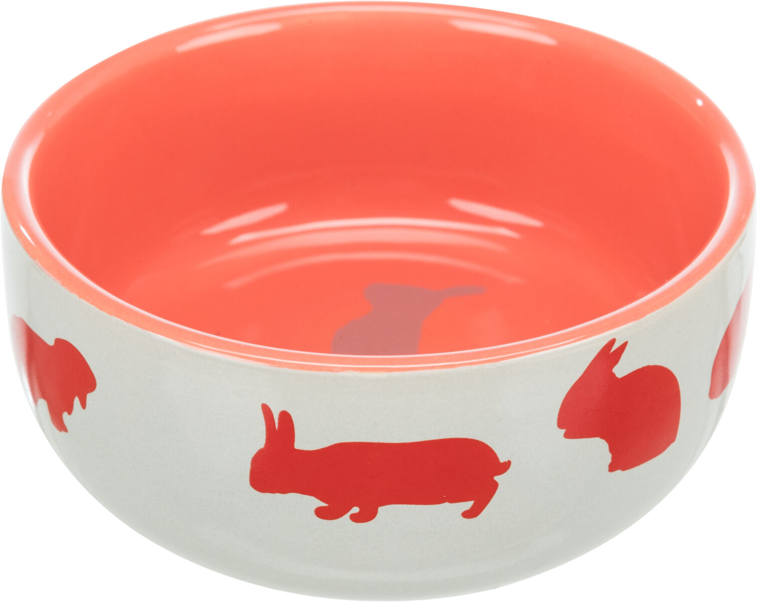Castron Ceramic Pentru Iepuri, 250 ml/ 11 cm, Diverse Culori [3]