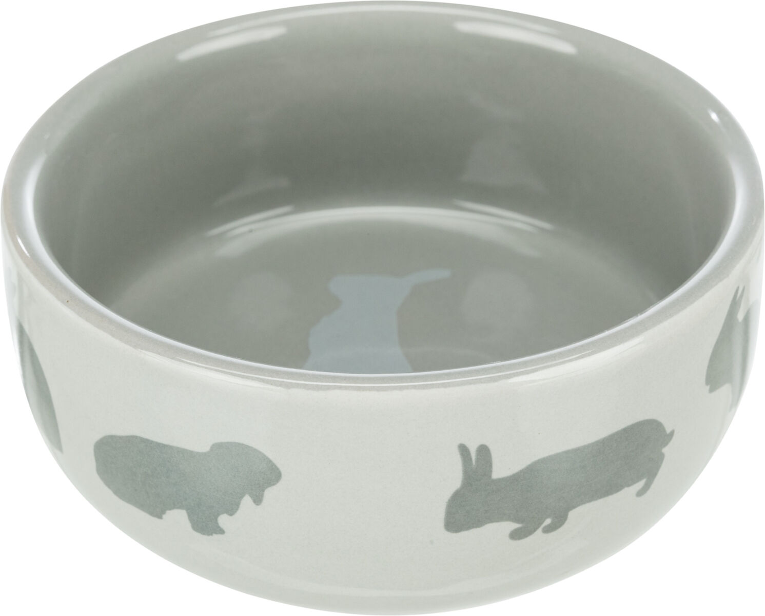 Castron Ceramic Pentru Iepuri, 250 ml/ 11 cm, Diverse Culori [2]