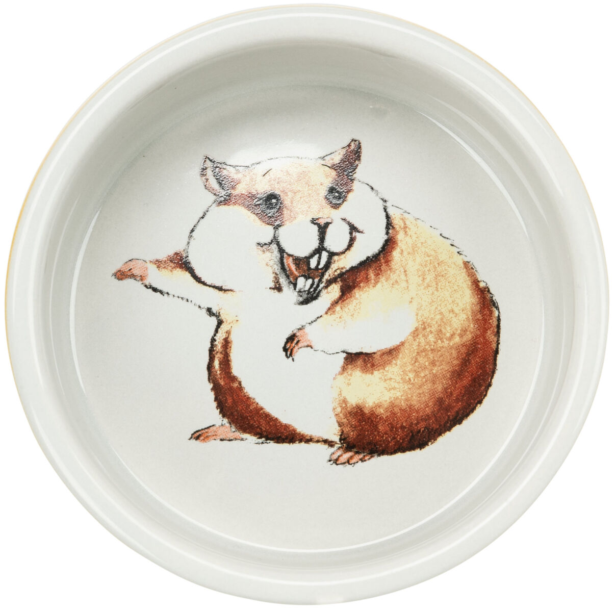 Castron Ceramic Comic-Hamster, 80 ml/8 cm, Multicolor/Crem [1]