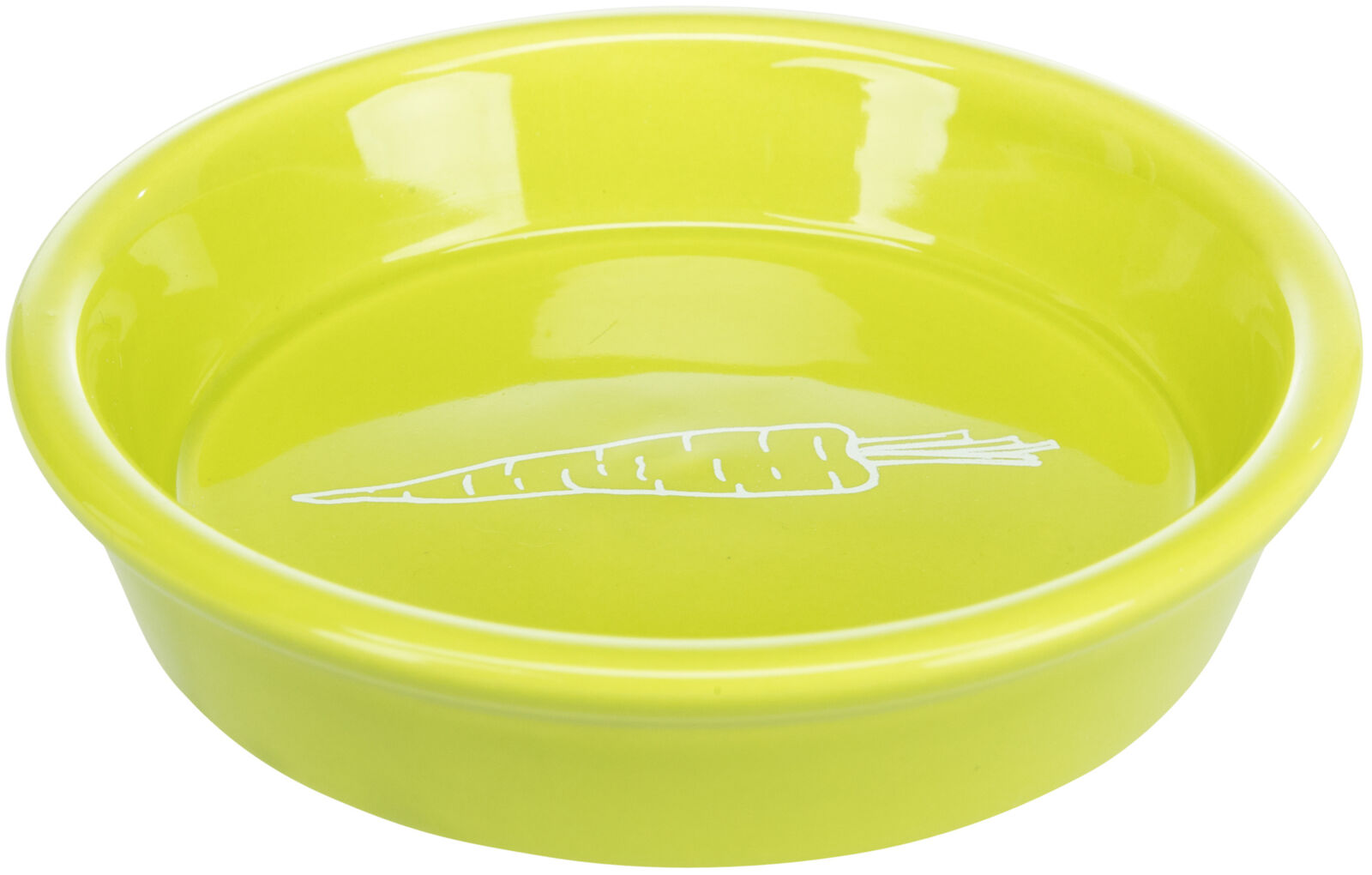 Castron Ceramic Pentru Iepuri, Cu Motiv Morcov, 200 ml/ 14 cm, Diverse Culori [3]