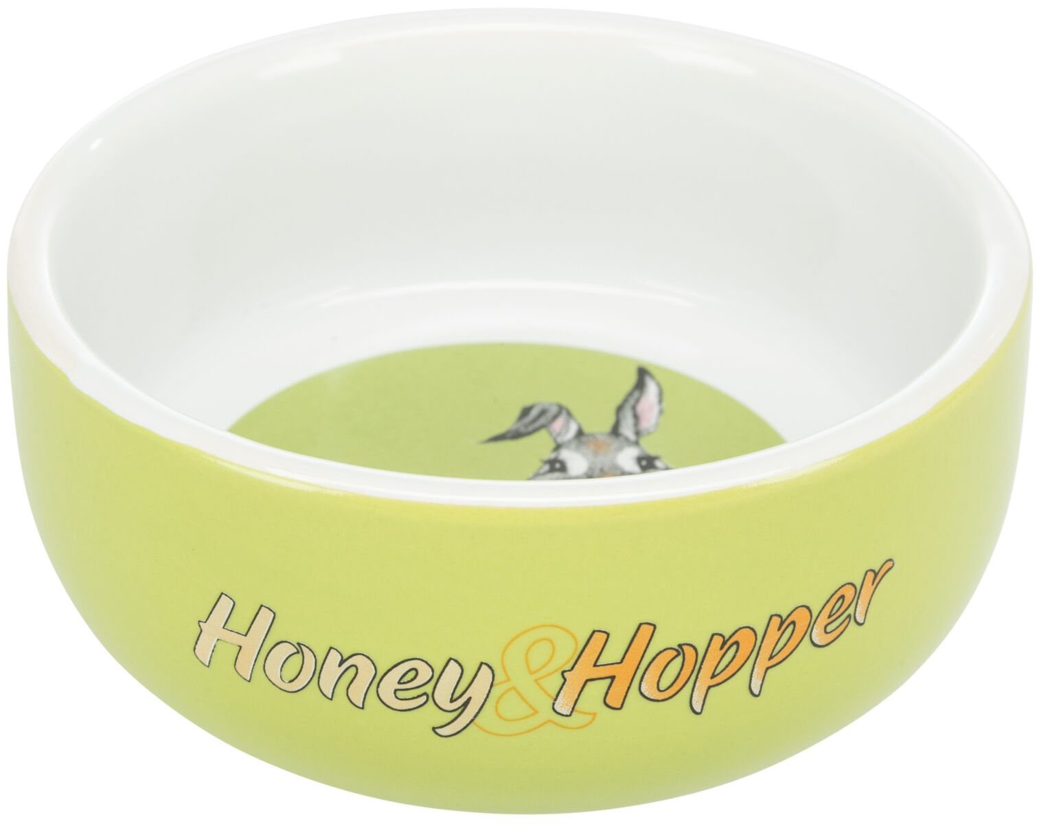 Castron Ceramic Pentru Cobai/Iepuri, Honey & Hopper, 250 ml/11 cm, Diverse Culori [3]