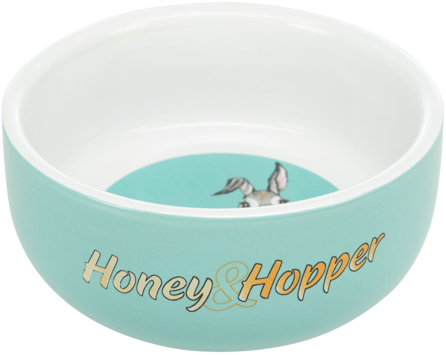 Castron Ceramic Pentru Cobai/Iepuri, Honey & Hopper, 250 ml/11 cm, Diverse Culori [4]