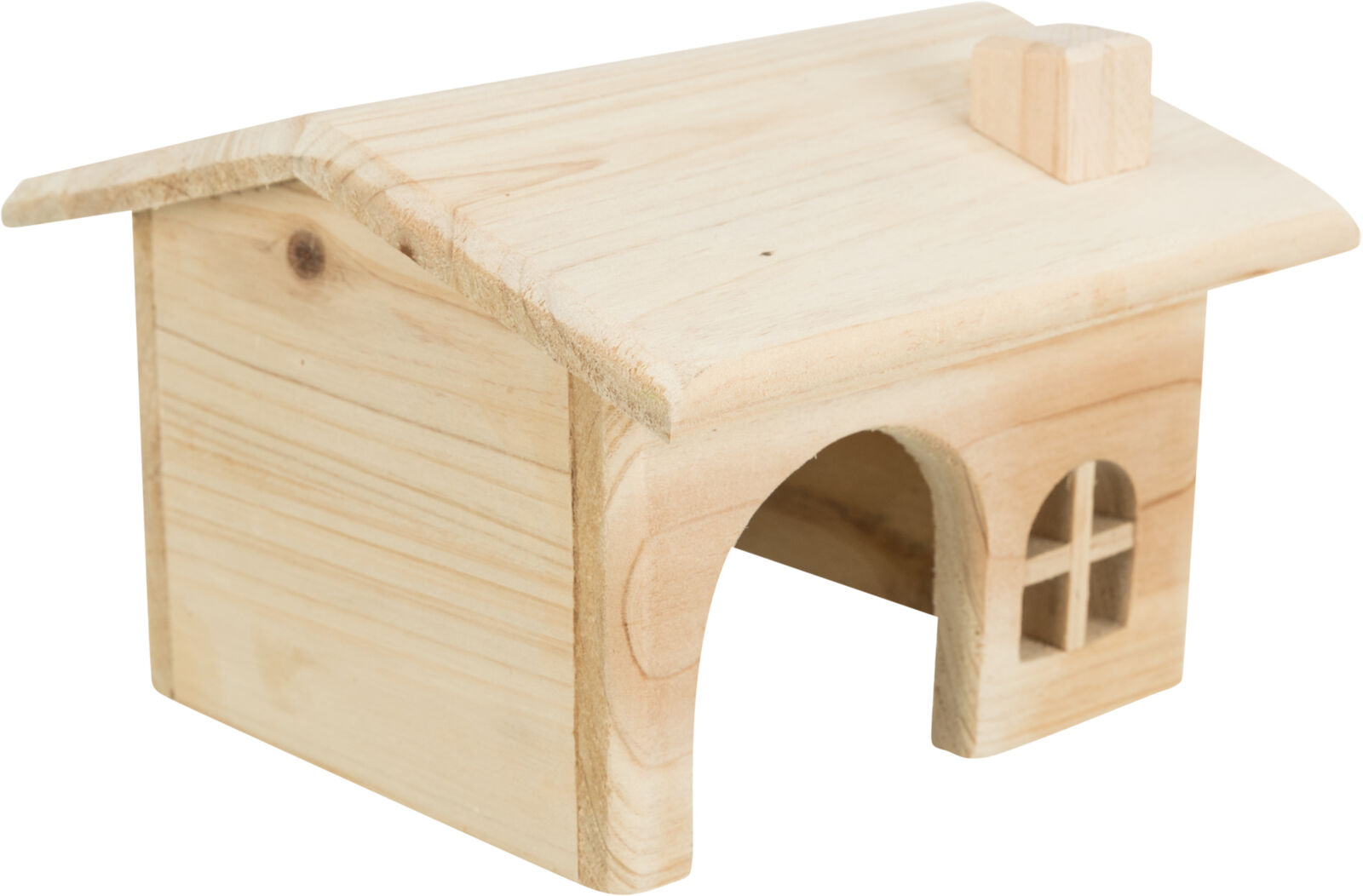 Petshop - Casuta pentru Hamsteri, Lemn, 15 x 11 x 15 cm