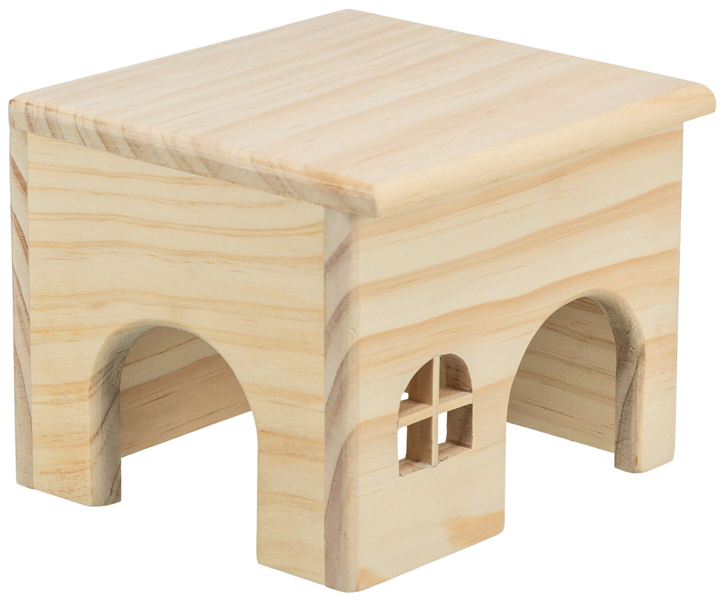 Petshop - Casuta pentru Hamsteri, Lemn, 15 x 12 x 15 cm