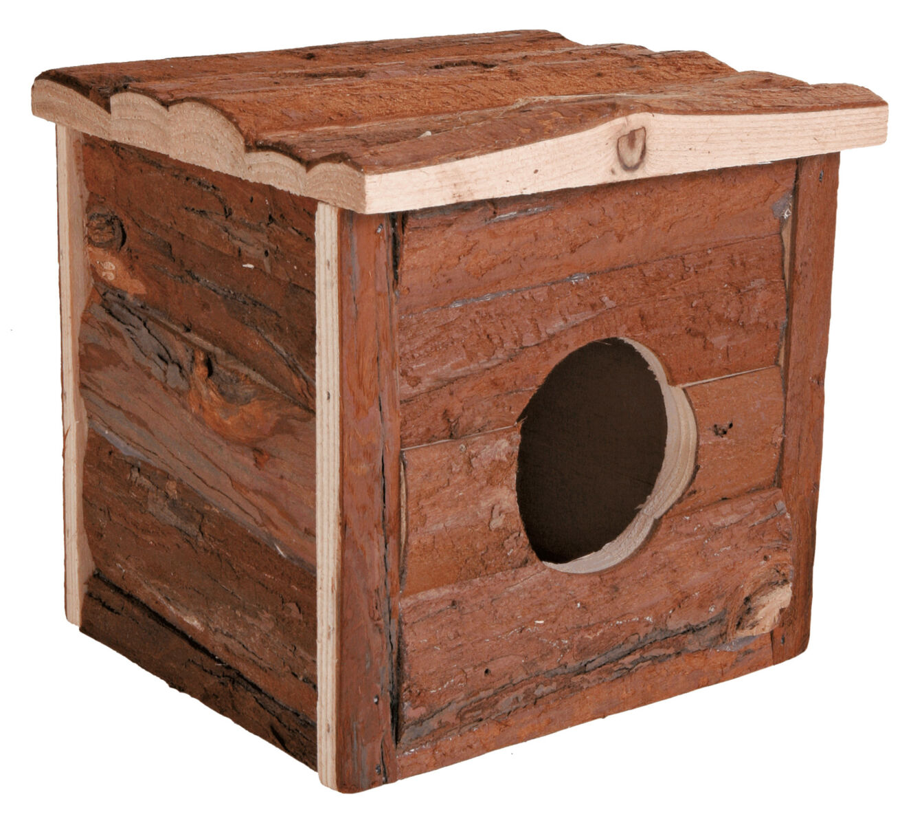 Petshop - Casuta pentru Rozatoare, Jerrik, Lemn, 15 x 14 x 13 cm