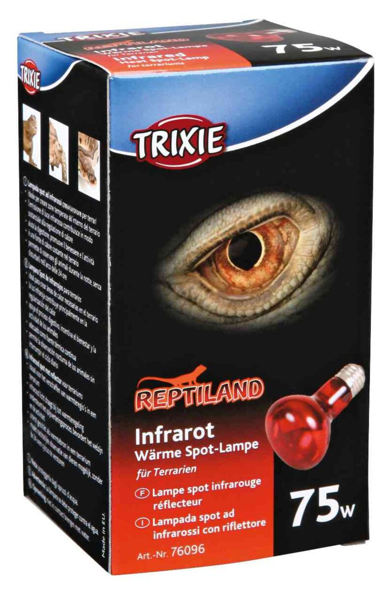 Incalzitoare si racitoare acvarii - Lampa De Caldura Cu Infrarosu Pentru Terariu, 75W, Rosu