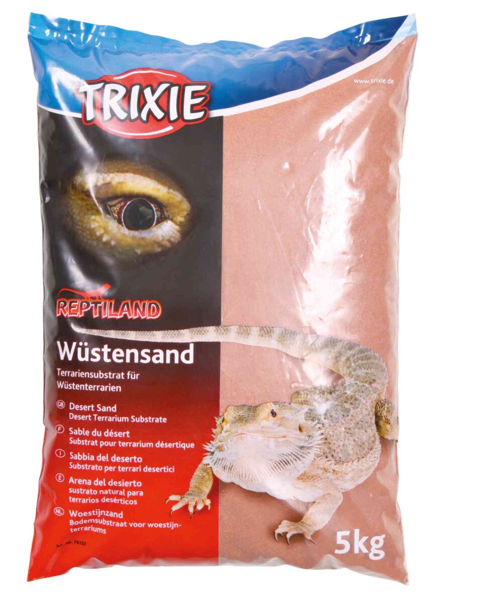 Nisipuri si substraturi acvarii si terarii - Nisip De Baza Pentru Terariu De Desert, 5 kg, Rosu