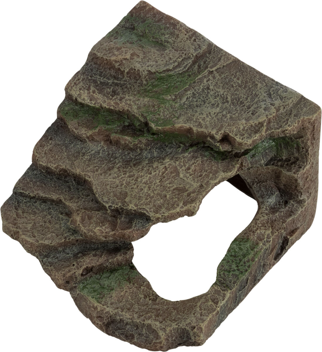 Decor Terariu, Colt de Stanca cu Pestera si Platforma, 14 x 11 x 14 cm [1]