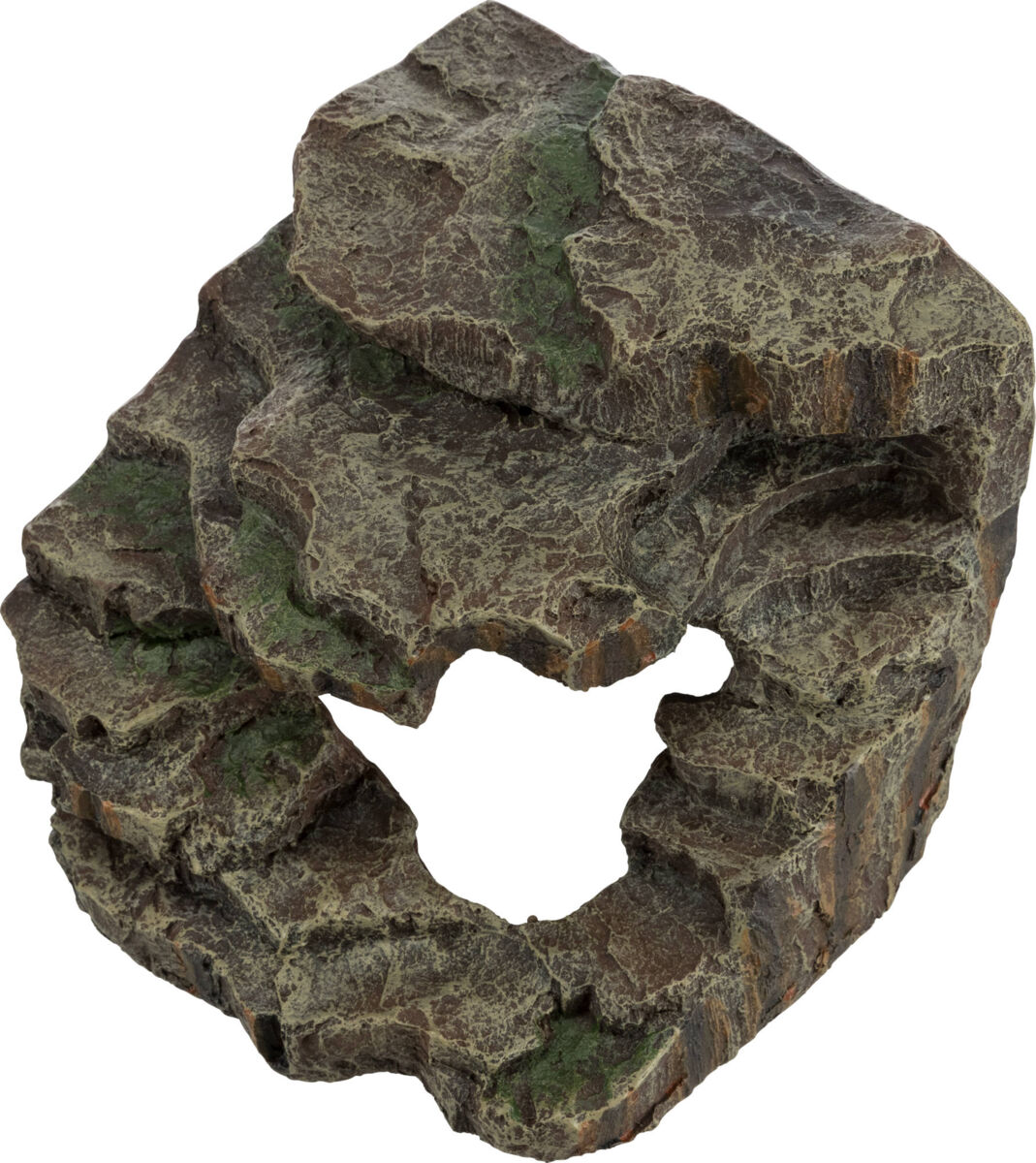 Decor pentru Terariu, Colt de Stanca cu Pestera si Platforma, 19 x 16 x 18 cm [1]