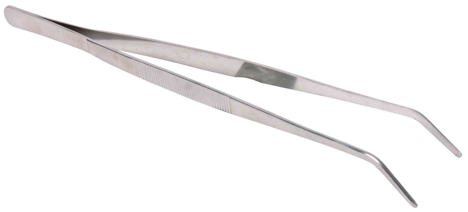 Perii, trimmere si clesti animale - Penseta Pentru Hranirea Reptilelor, Inclinata, Inox, 30 cm