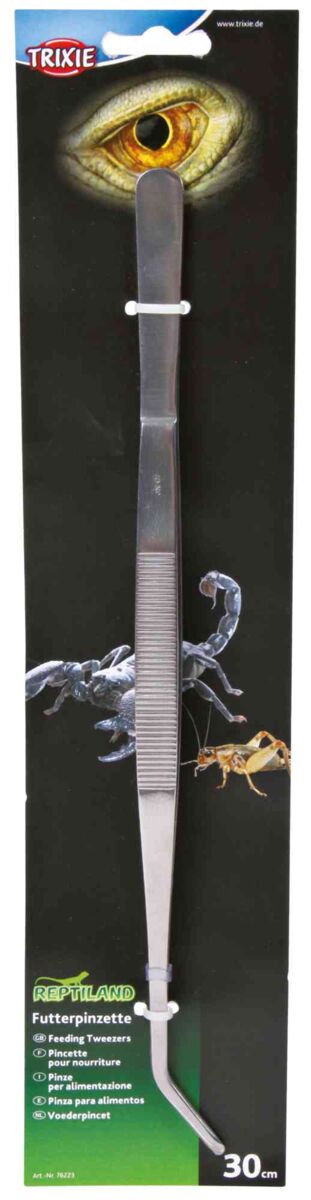 Penseta Pentru Hranirea Reptilelor, Inclinata, Inox, 30 cm [1]