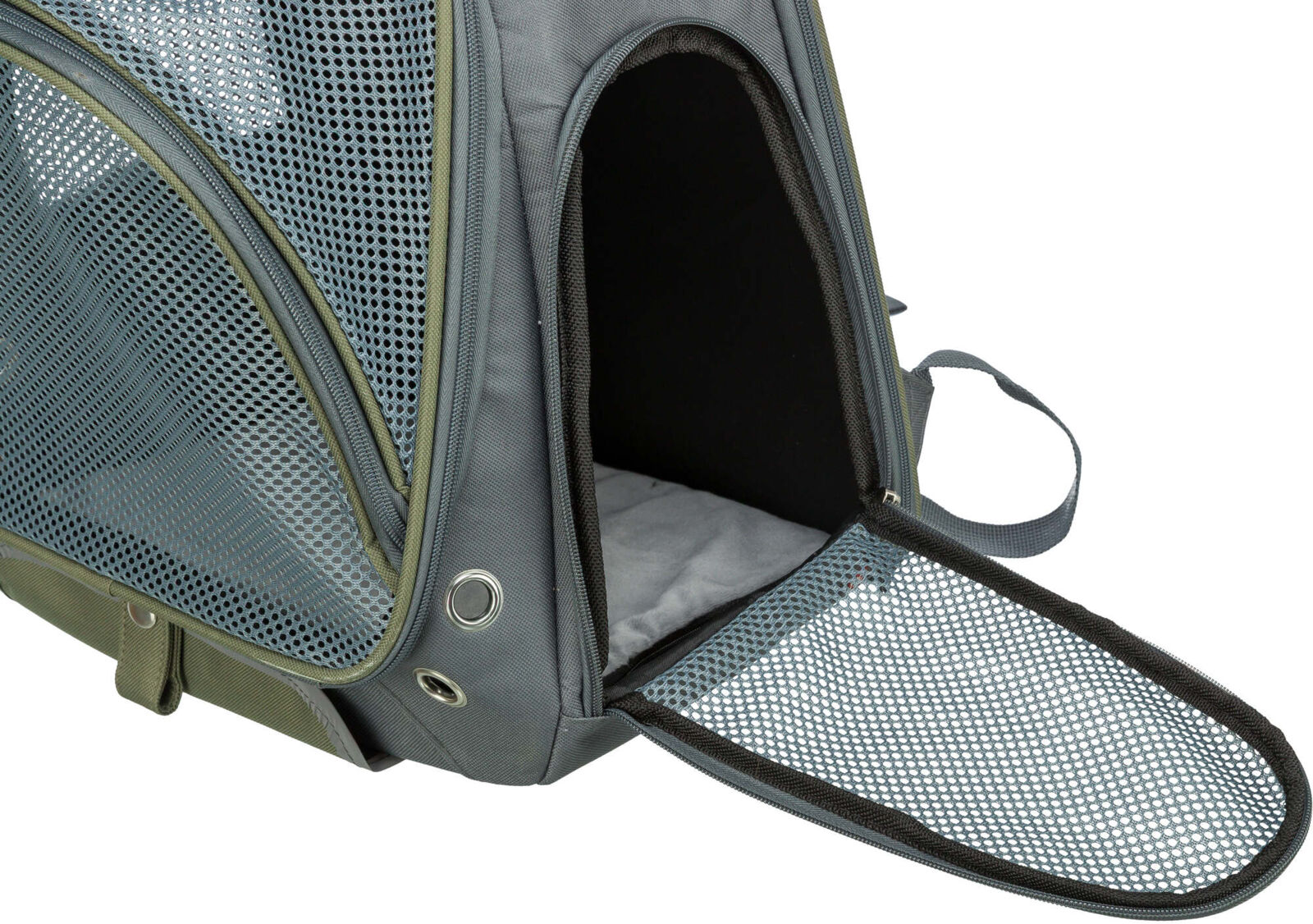 Rucsac de Transport, Lyla, 34 x 22 x 42 cm, Pana la 8 kg, Gri/Albastru [4]