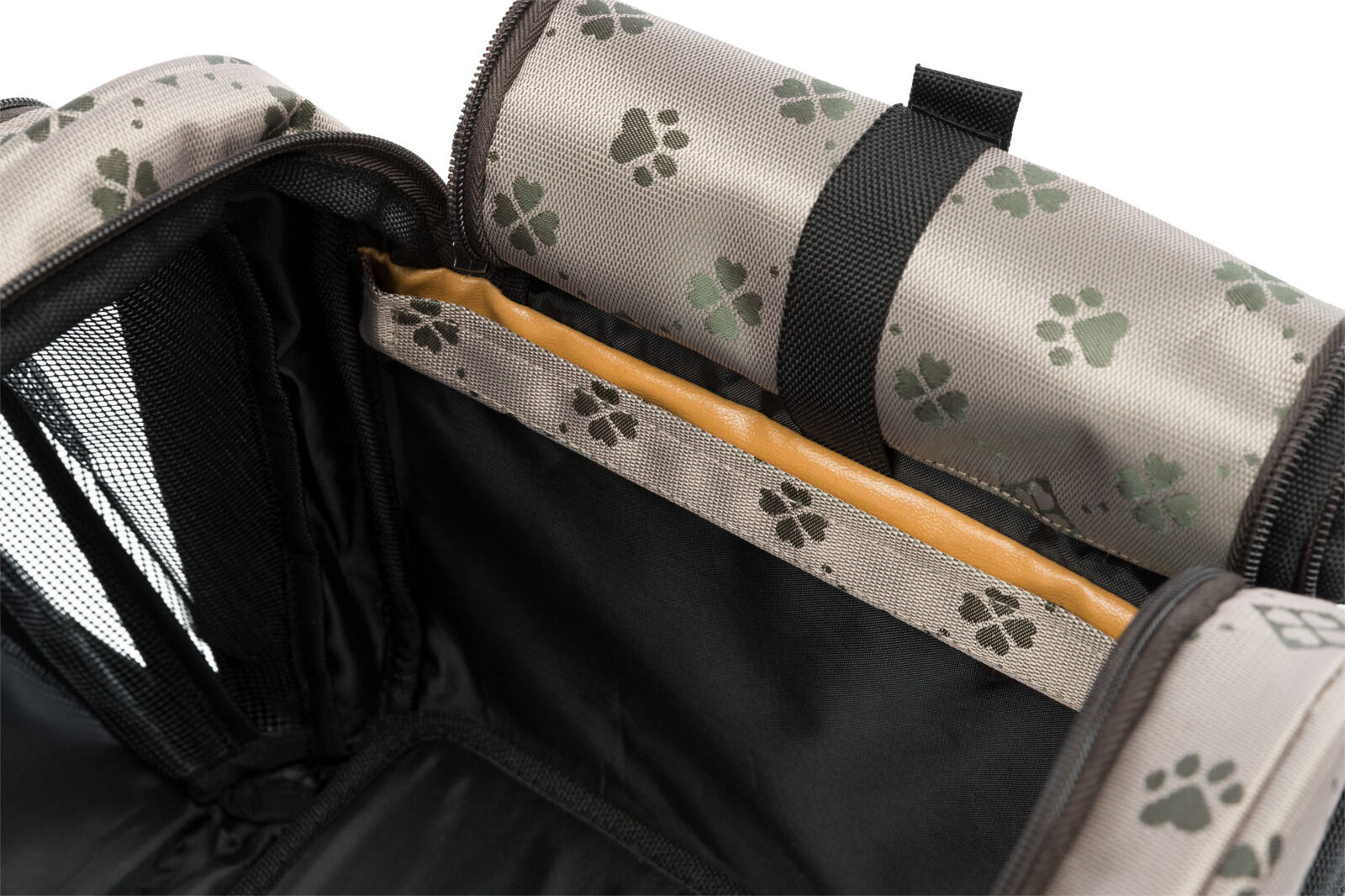 Geanta de Transport, Maxima, Extensibila, 33 x 32 x 54 cm, Pana la 8 kg, Bej/Maro [4]