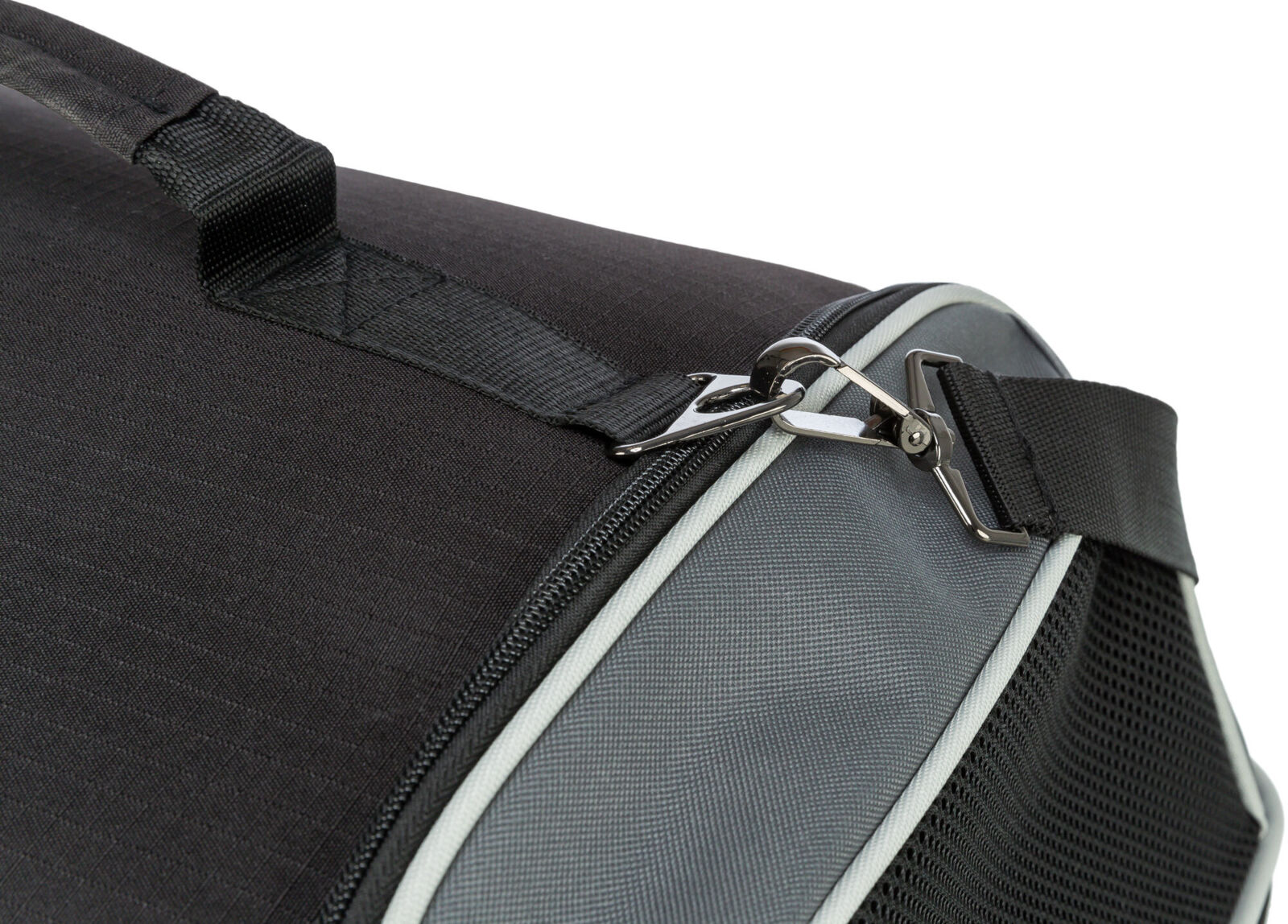 Geanta de Transport Animale Companie, pentru Avion, Airline, 55 x 23 x 40 cm, Pana la 7 kg, Negru/Gri [5]