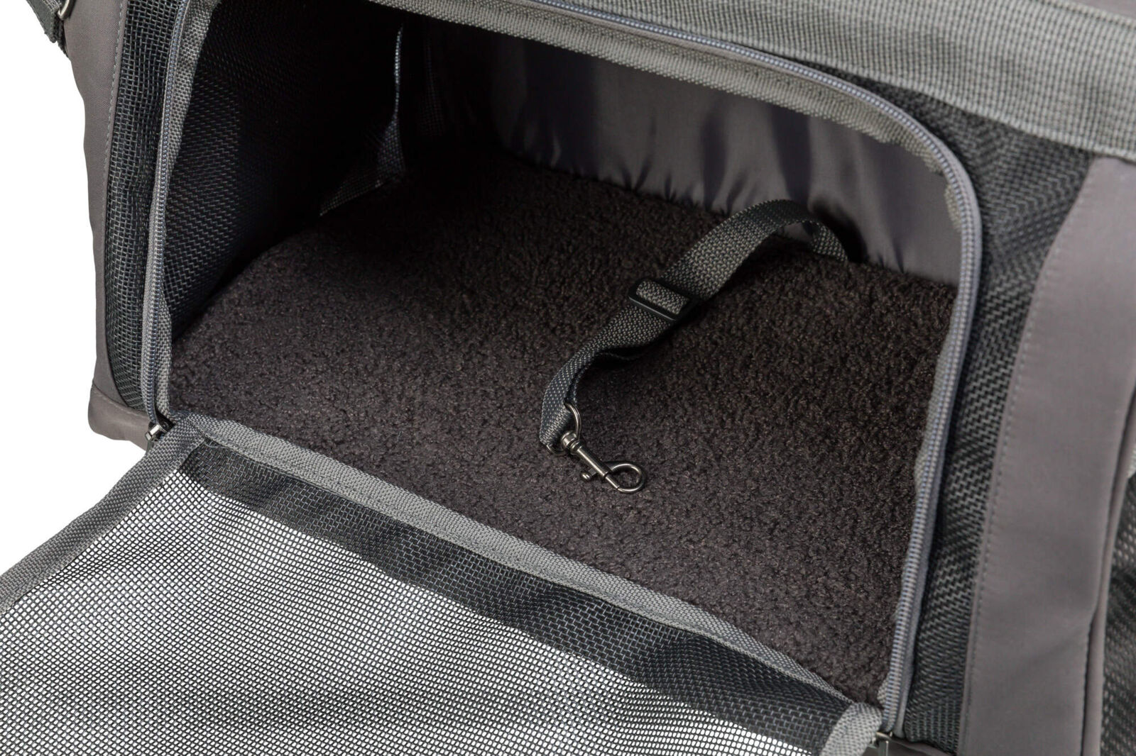 Geanta de Transport, Finlay, 43 x 26 x 32 cm, Pana la 10 kg, Negru/Gri [3]