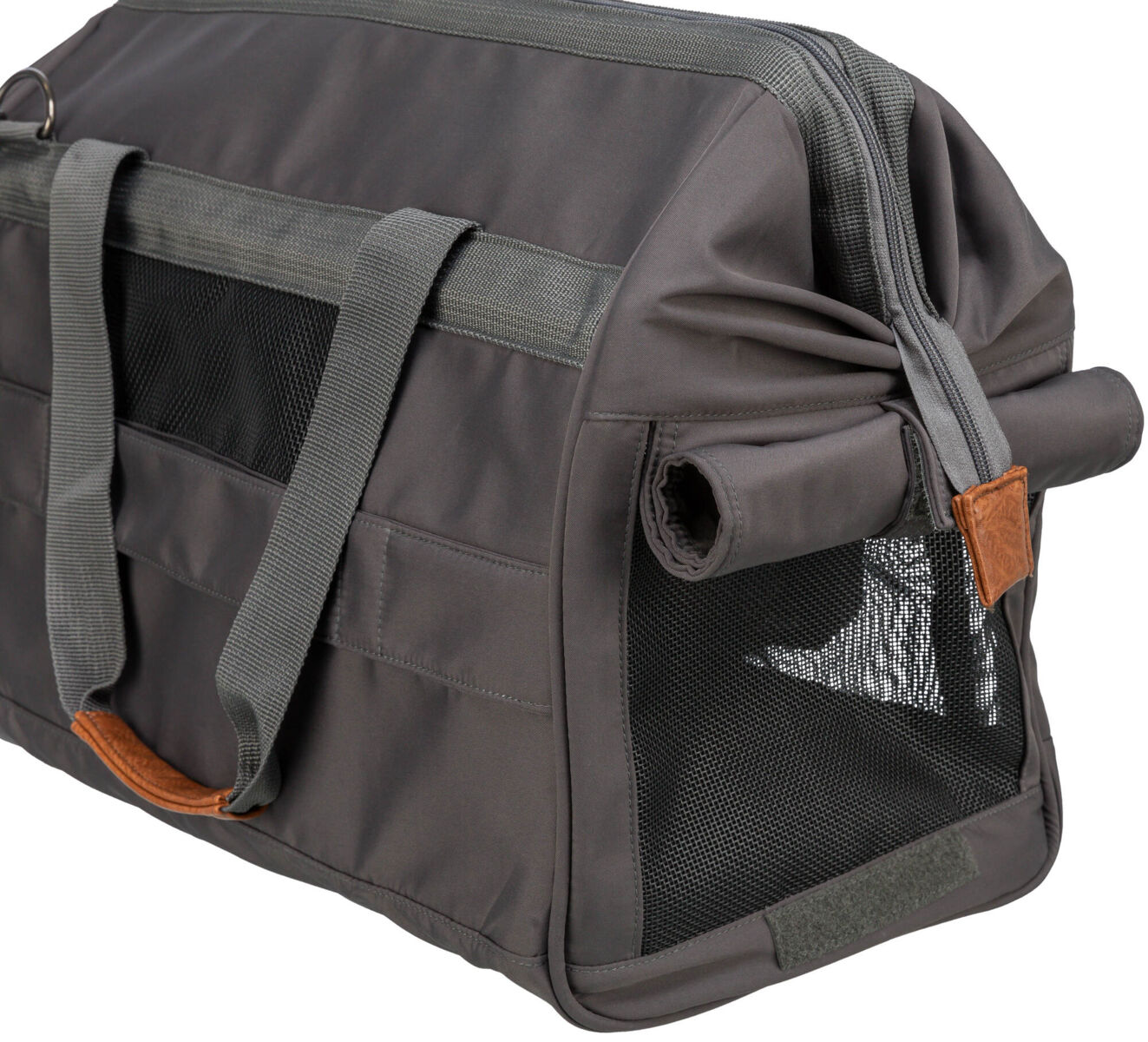 Geanta de Transport, Finlay, 43 x 26 x 32 cm, Pana la 10 kg, Negru/Gri [4]