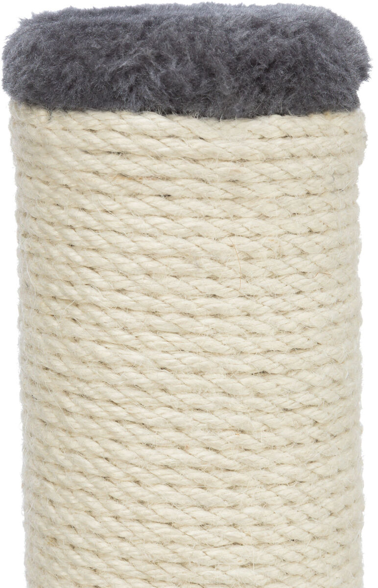 Stalp Sisal de Zgariat, Batres, 38 x 38 cm/ h: 62 cm, Gri Platinum [1]