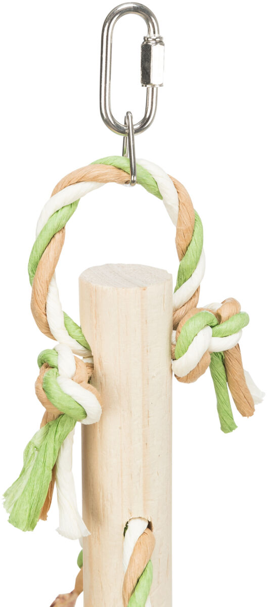 Jucarie Pentru Pasari, Lemn, 31 cm [1]