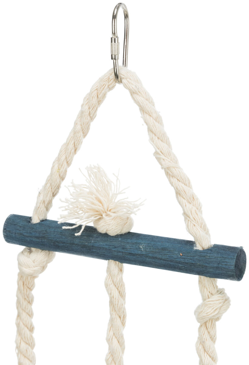 Jucarie Colorata Pentru Pasari, Lemn/Sfoara, 24 cm [2]