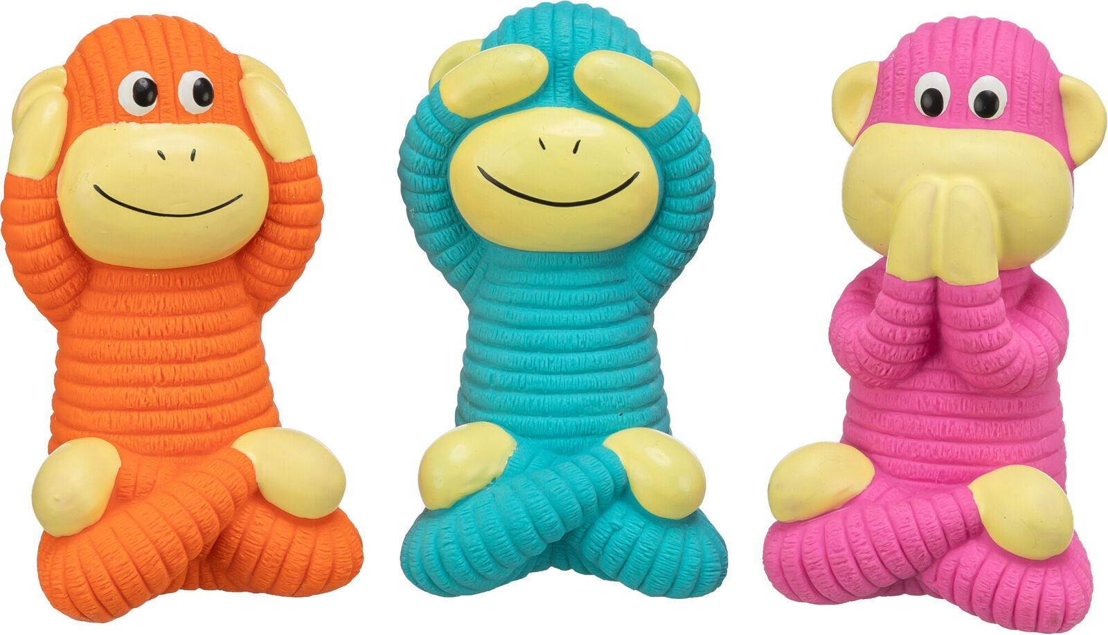Petshop - Jucarie Pentru Caini, Maimuta, Latex, Cu Sunet, 12 cm, Diverse Culori/Figuri