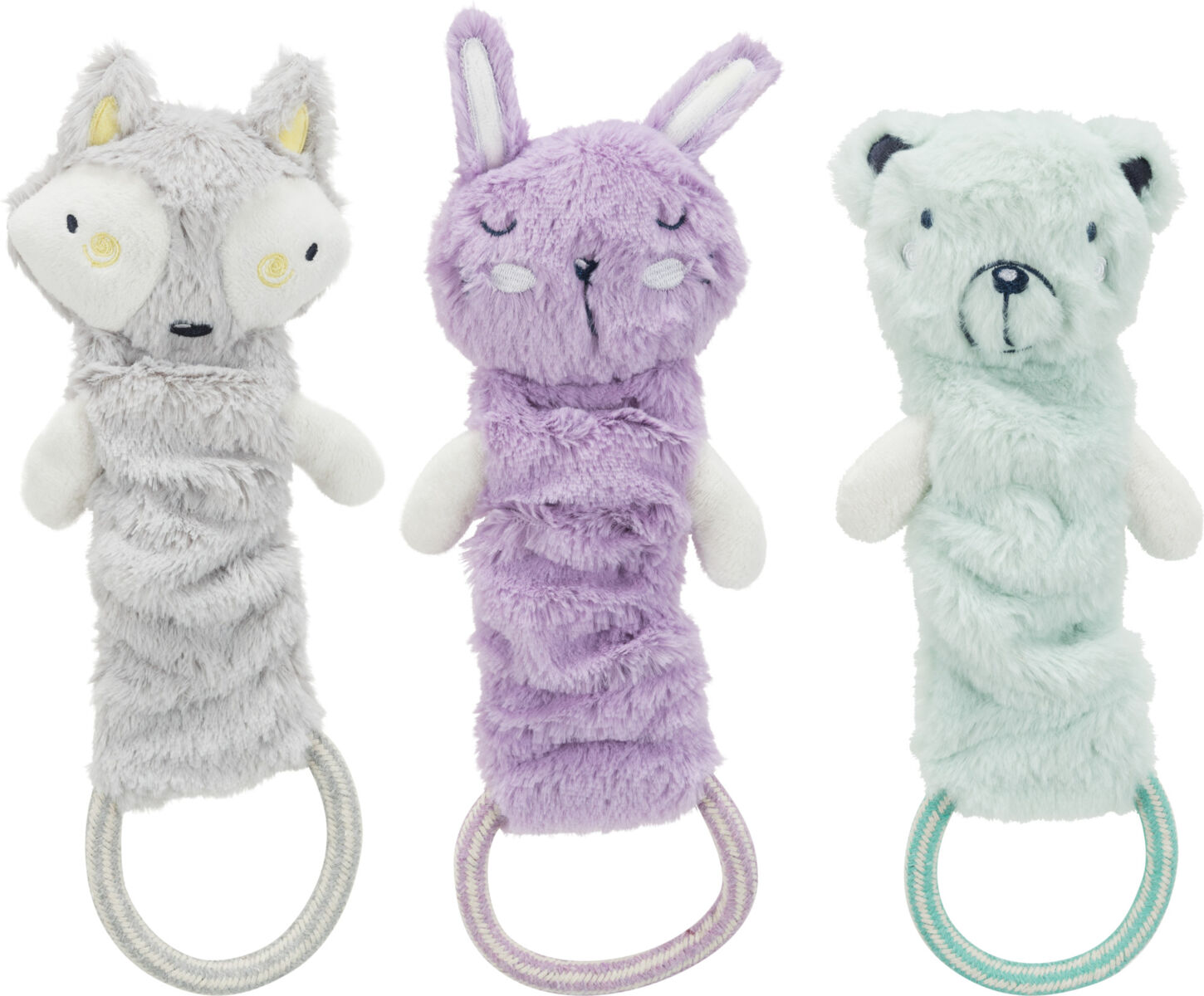 Petshop - Jucarie Pentru Caini, Junior, Animalut, Plus, Fosnitoare, 33 cm, Diverse Culori