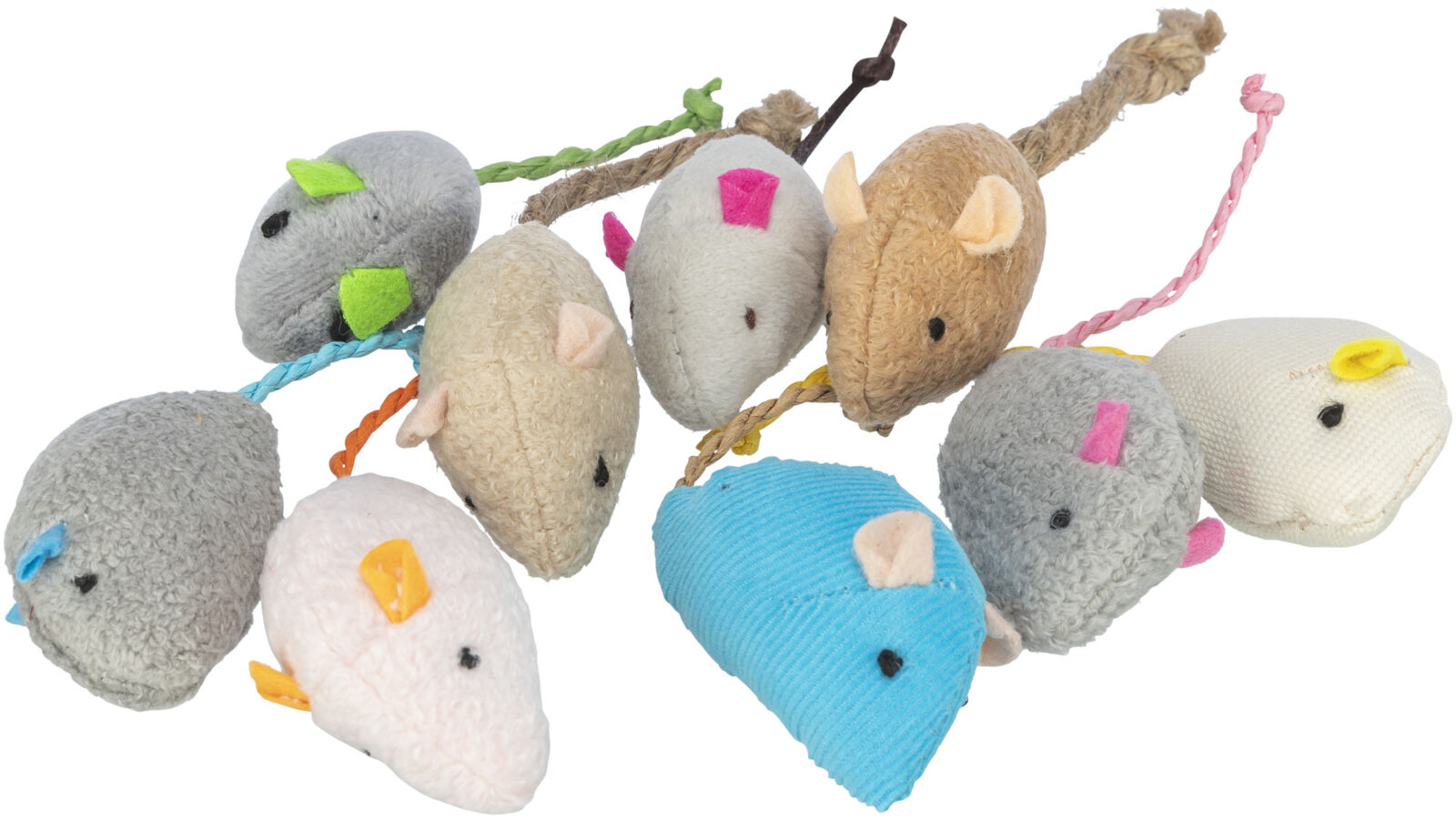 Petshop - Jucarie Pentru Pisici, Soarece Plus, 5 cm, Diverse Culori