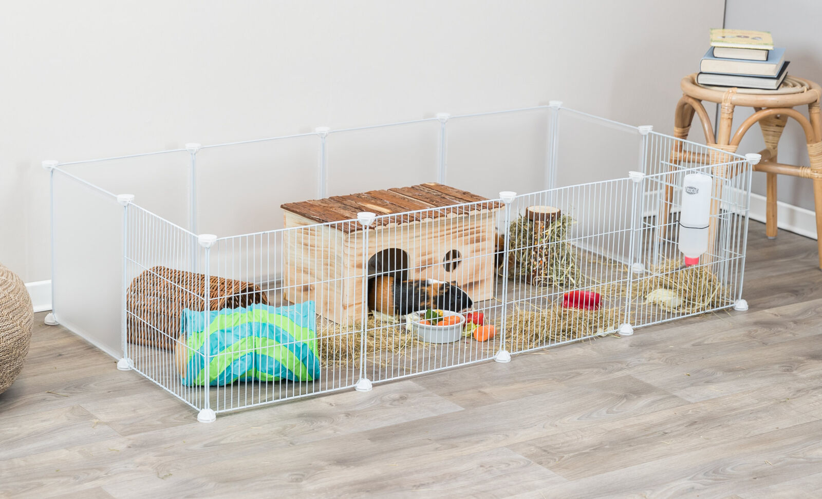 Petshop - Tarc Metalic, Interior, 12 Elemente, 35 x 35 cm/Element, Alb