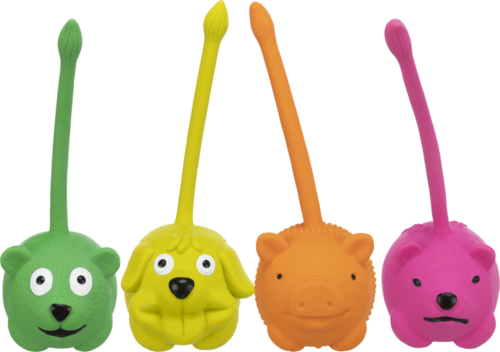 Petshop - Jucarie Pentru Caini, Minge Animalut, Latex, Cu Sunet, 6 cm
