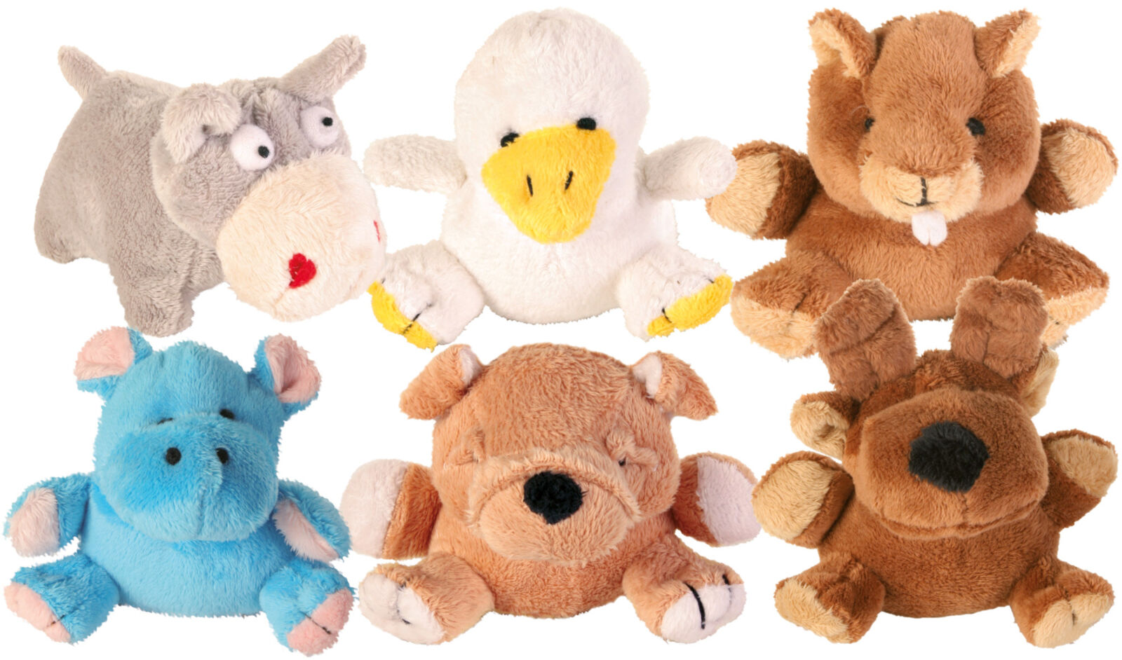 Petshop - Jucarie Pentru Caini, Animalut, Plus, Cu Sunet, 10-12 cm, Diverse Modele
