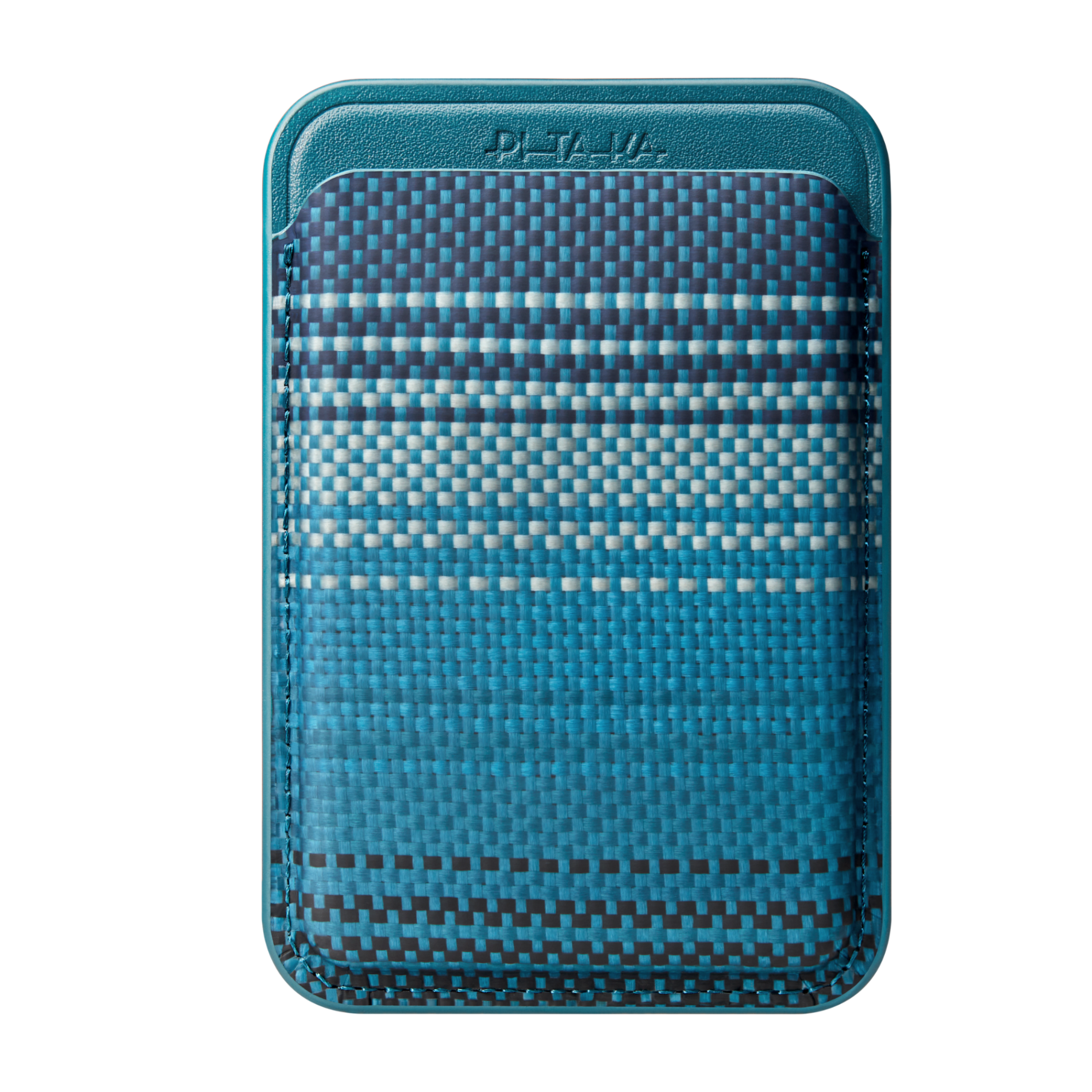Accesorii telefoane mobile - Portofel Pitaka MagSafe Woven, Fibra de Aramida, Moonrise