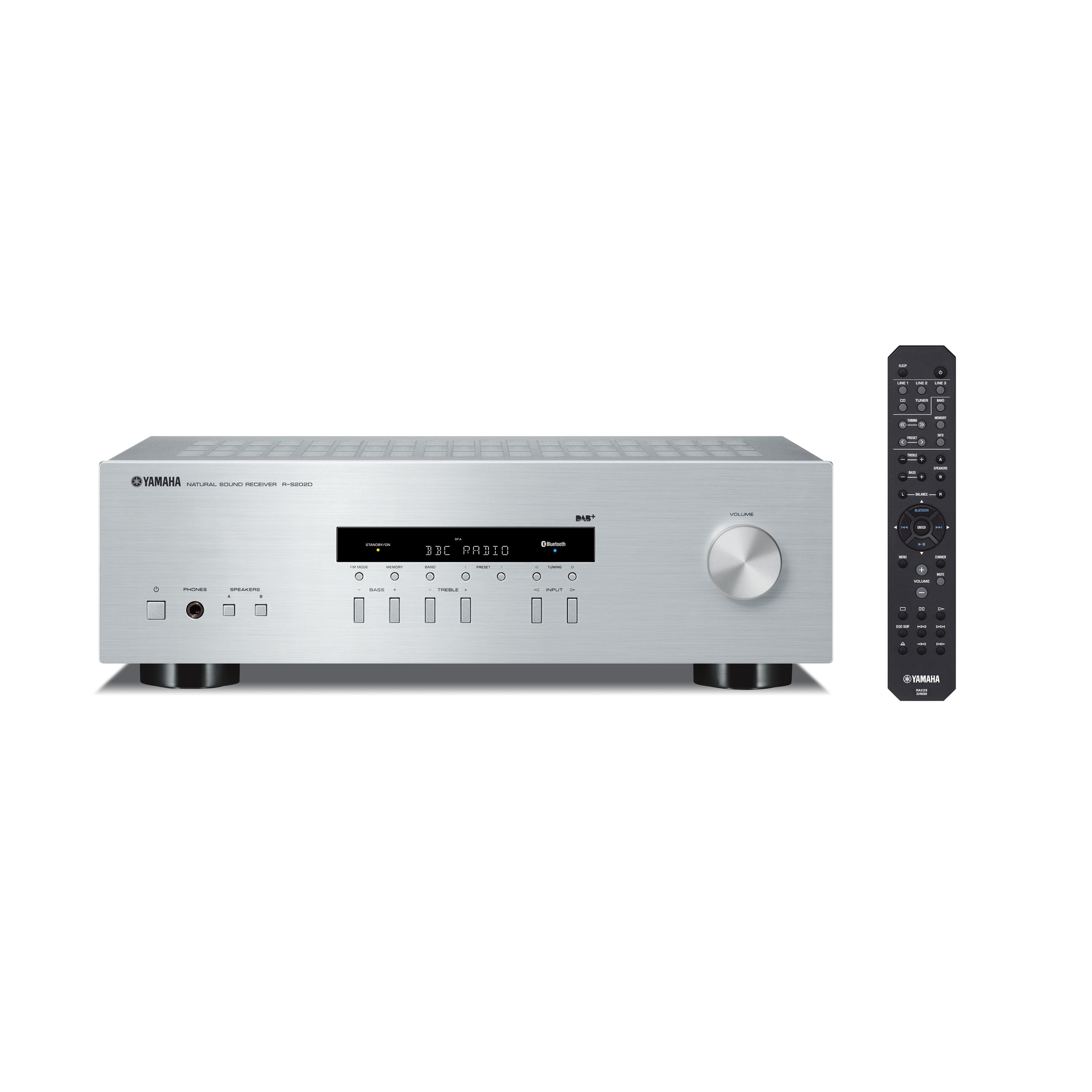 Home Audio - Receiver Yamaha R-S202D, Argintiu