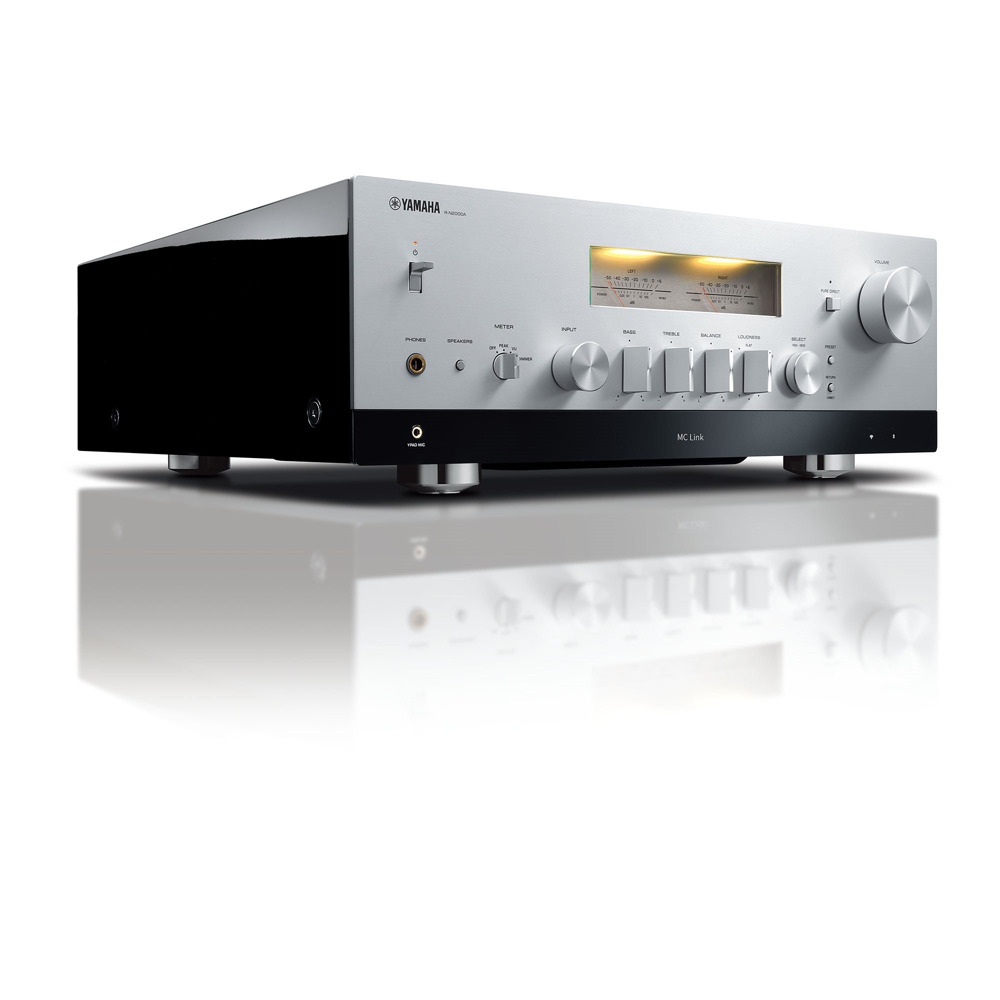 Home Audio - Receiver stereo Yamaha R-N2000A, Argintiu