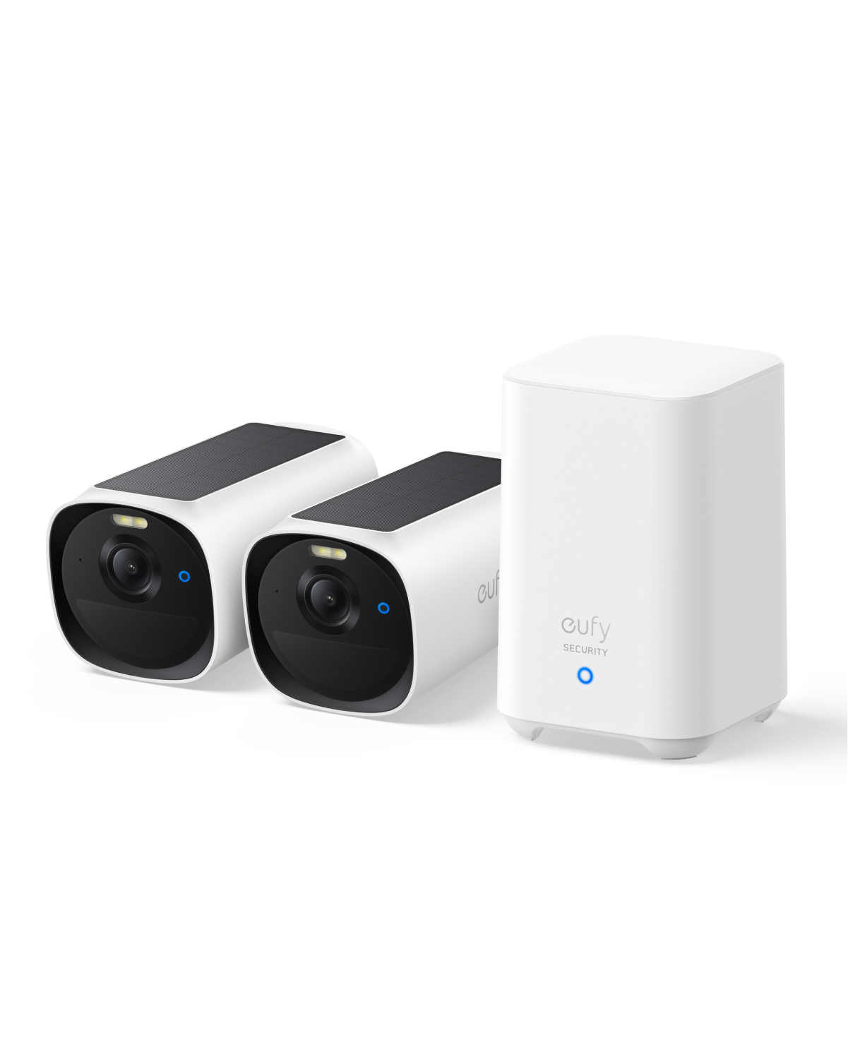 TV, Audio-Video & Foto - Sistem supraveghere video eufyCam E40 Wireless, MaxColor Night Vision, Set HomeBase 2 + 2 camere 2K QHD