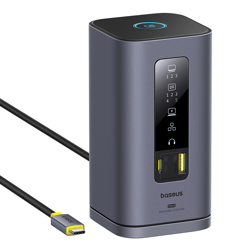 Laptop, Tablete & Telefoane - Statie incarcare Baseus Spacemate 11 in 1 Gri