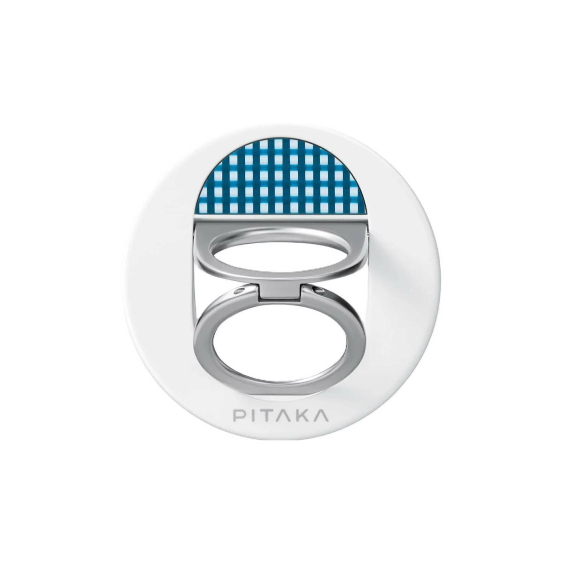 Laptop, Tablete & Telefoane - Suport inel Pitaka MagEZ Grip 3, Design Double Ring, Compatibil cu MagSafe, Ocean