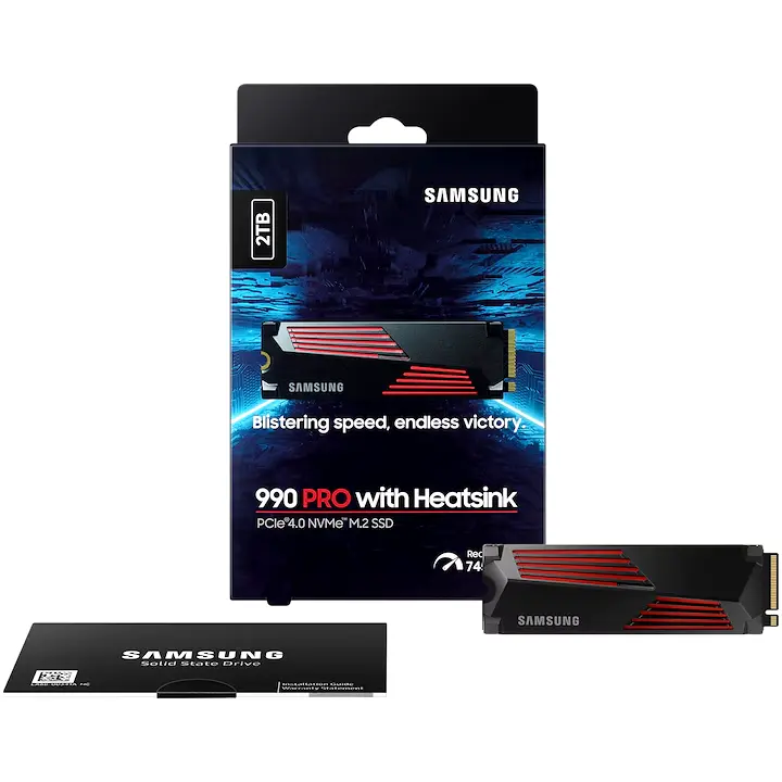 Solid State Drive (SSD) Samsung 990 PRO Heatsink 2TB [7]