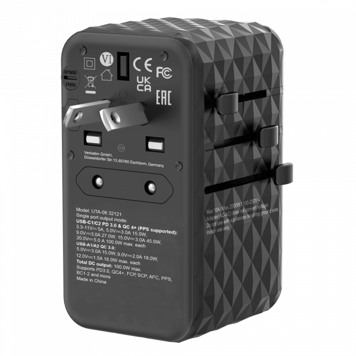 Adaptor universal Verbatim UTA-06 GaN III [8]