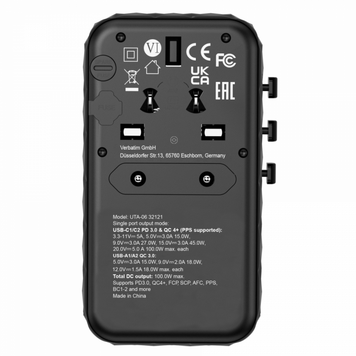 Adaptor universal Verbatim UTA-06 GaN III [9]