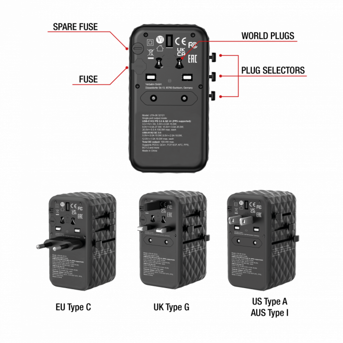 Adaptor universal Verbatim UTA-06 GaN III [10]