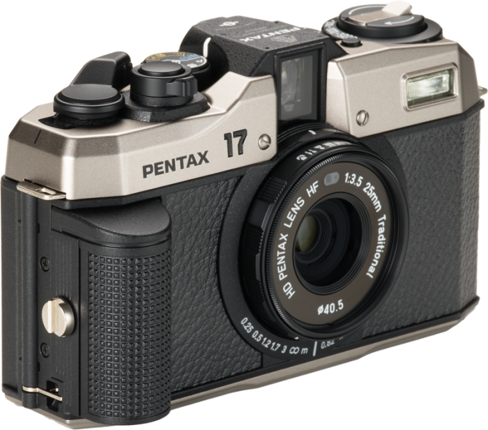 Aparat foto compact pe film PENTAX 17 DARK SILVER Body KIT [4]