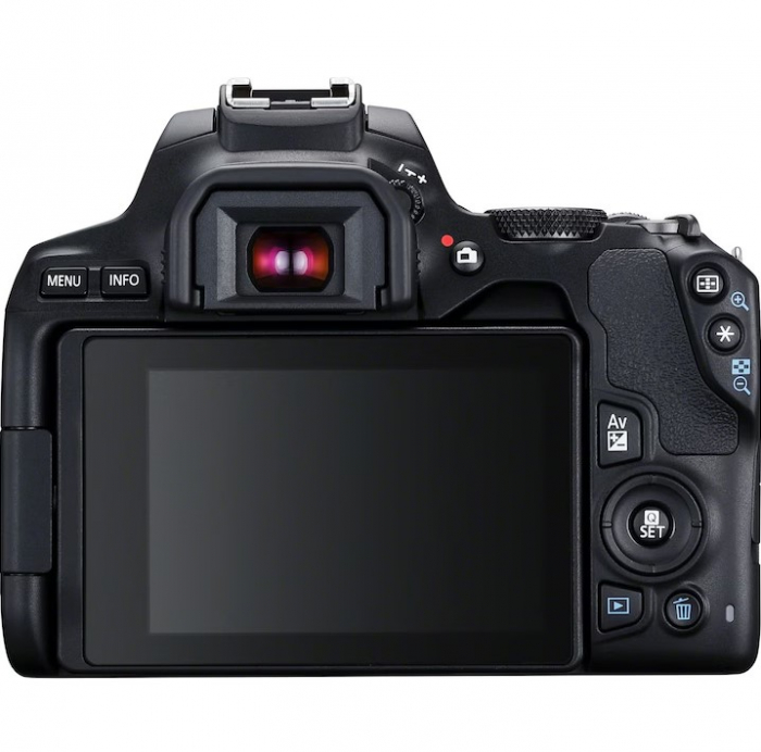 Aparat foto DSLR Canon EOS 250D, 24.1 MP, Wi-Fi, 4K, Negru + Obiectiv EF-S 18-55mm, f/4-5.6 IS STM [6]