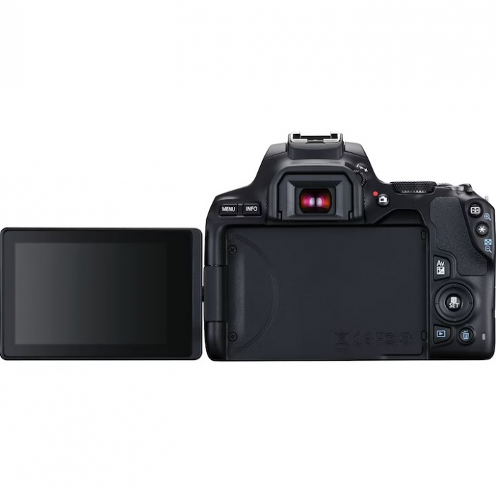 Aparat foto DSLR Canon EOS 250D, 24.1 MP, Wi-Fi, 4K, Negru + Obiectiv EF-S 18-55mm, f/4-5.6 IS STM [8]