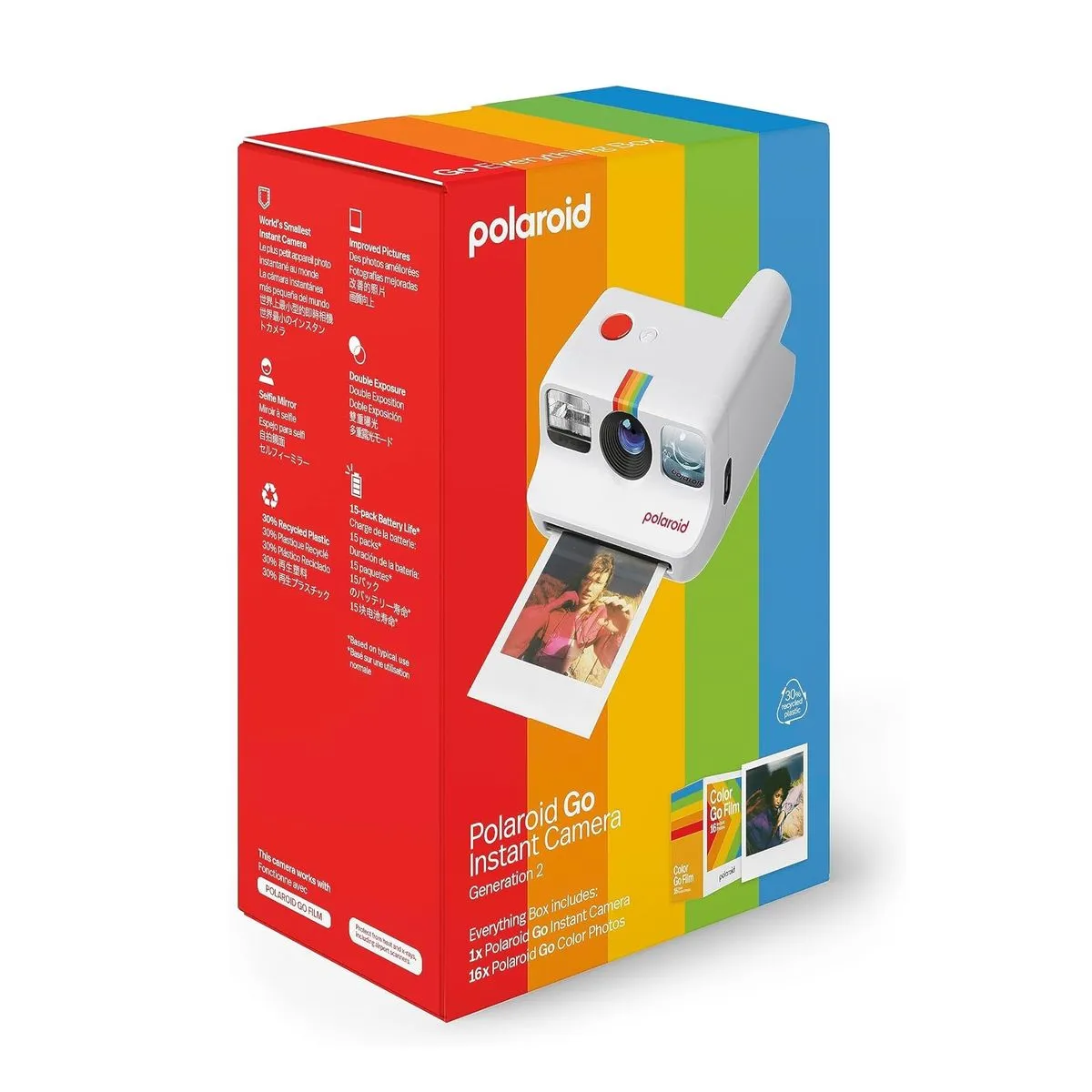 Aparat foto instant Polaroid Go Generation 2 Everything Box, Alb [2]
