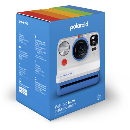 Aparat foto instant Polaroid Now Generation 2, Albastru [8]