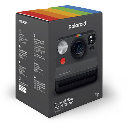 Aparat foto instant Polaroid Now Generation 2, Negru [8]