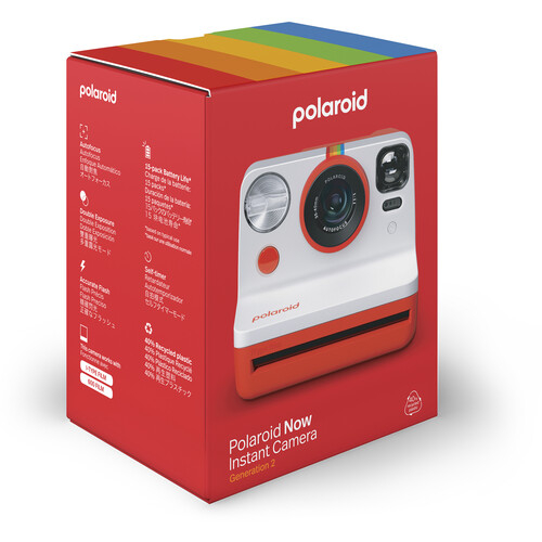 Aparat foto instant Polaroid Now Generation 2, Rosu [9]