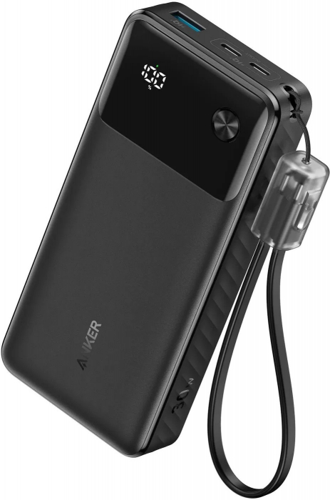 Baterie externa Anker Powercore, 20000 mAh, 30W, Negru [1]
